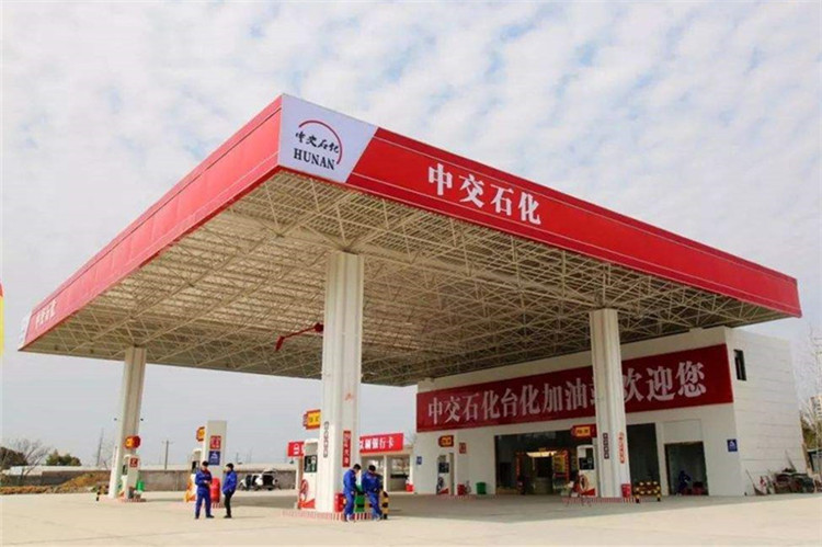 汕头加油站钢结构网架案例6
